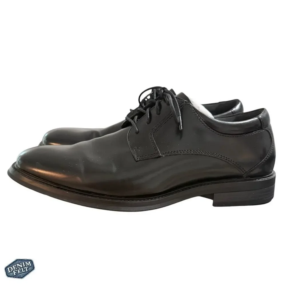 DOCKERS Mens Black Irving Slip Resistant Work‎ Dress Oxford Shoe | NEW!!